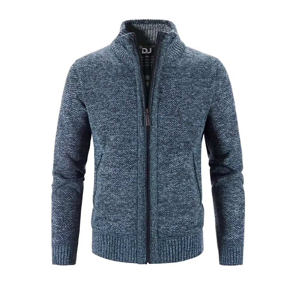 Heren Gebreide Zip-Up Jas | Comfortabele Tussenlaag | Ruben