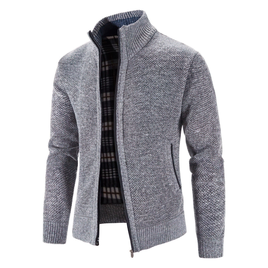 Heren Gebreide Zip-Up Jas | Comfortabele Tussenlaag | Ruben