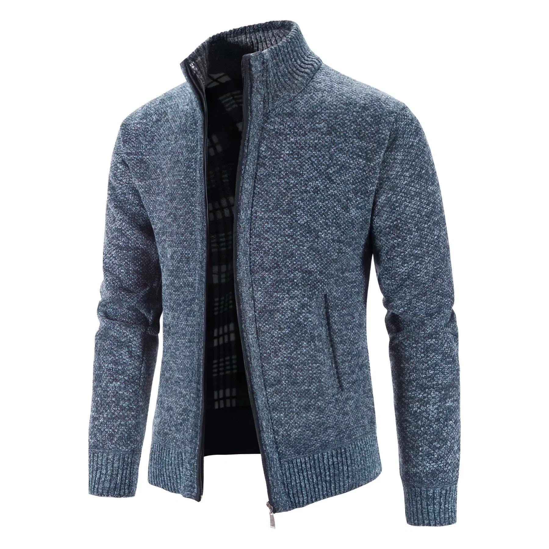 Heren Gebreide Zip-Up Jas | Comfortabele Tussenlaag | Ruben