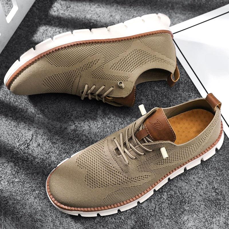 Lichtgewicht Sneakers Heren | Ademend Breisel | Comfort Zool | Daan