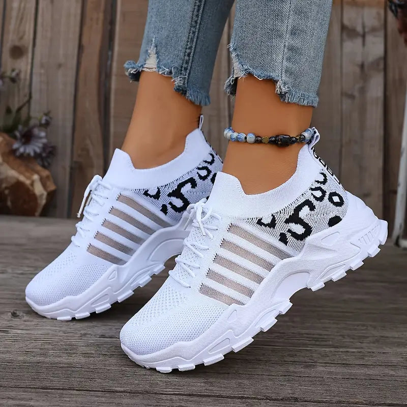 Nyla | Lichte gebreide sneakers dames | Comfortabele sportschoenen