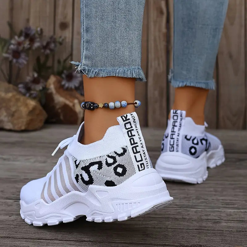 Nyla | Lichte gebreide sneakers dames | Comfortabele sportschoenen